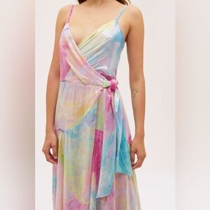 NWT HATCH Colorful Sequin Maxi Dress